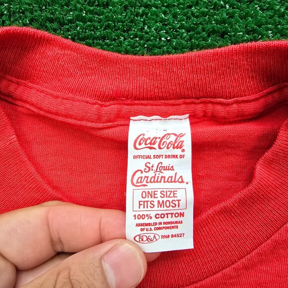 St Louis Cardinals Tshirt Mens Medium Red #3 Jordan MLB Baseball Sports - Picture 5 of 7